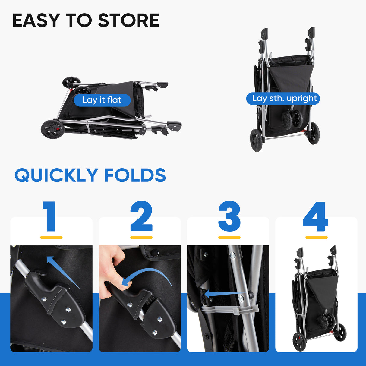 Dog Stroller for Teacup & Small Dogs