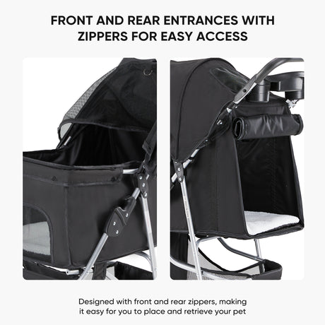 Dog Stroller for Teacup & Small Dogs EcoBark Pet Supplies