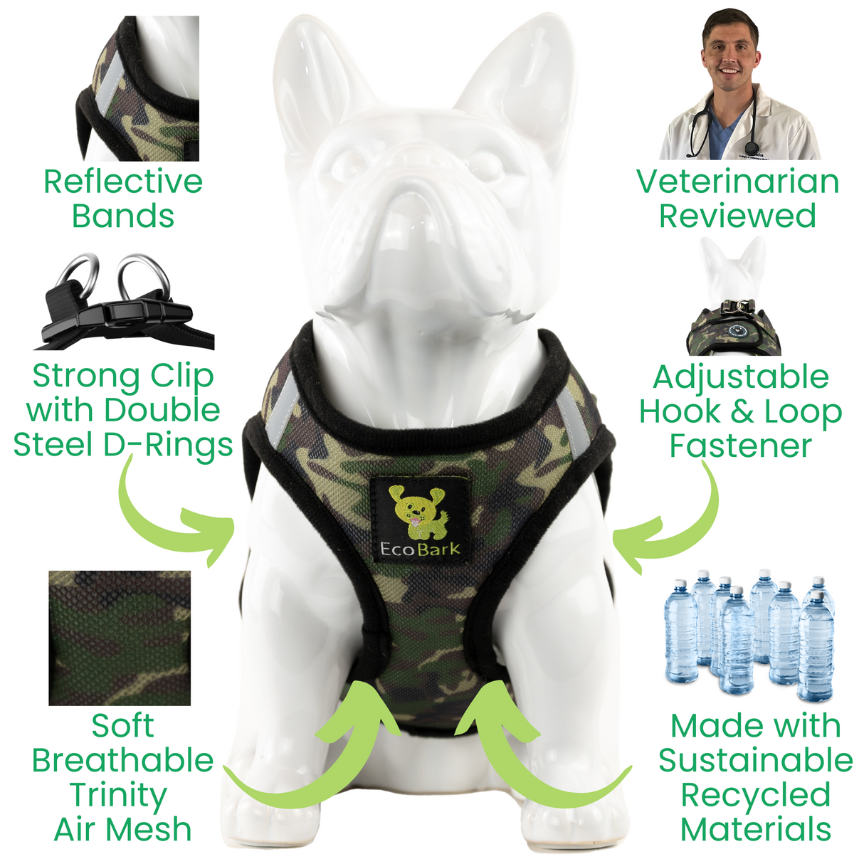 Step In Dog Harness & Leash Set - For Teacup & Small Dogs