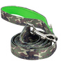 EcoBark Camo Dog Leash- Comfort Grip Padded Leash - 4ft, 5ft, and 6ft for Small and Medium Dogs