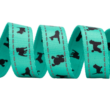 EcoBark Mint Turquoise Dog Leash - Comfort Grip Padded Leash - 4ft, 5ft, and 6ft Dog Leash for Small and Medium Dogs EcoBark Pet Supplies