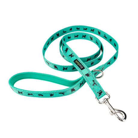 EcoBark Mint Turquoise Dog Leash - Comfort Grip Padded Leash - 4ft, 5ft, and 6ft Dog Leash for Small and Medium Dogs EcoBark Pet Supplies
