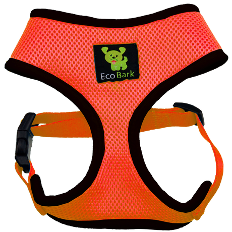 Over-the-Head Dog Harnesses - Max Comfort - 18 Colors & Patterns / Orange