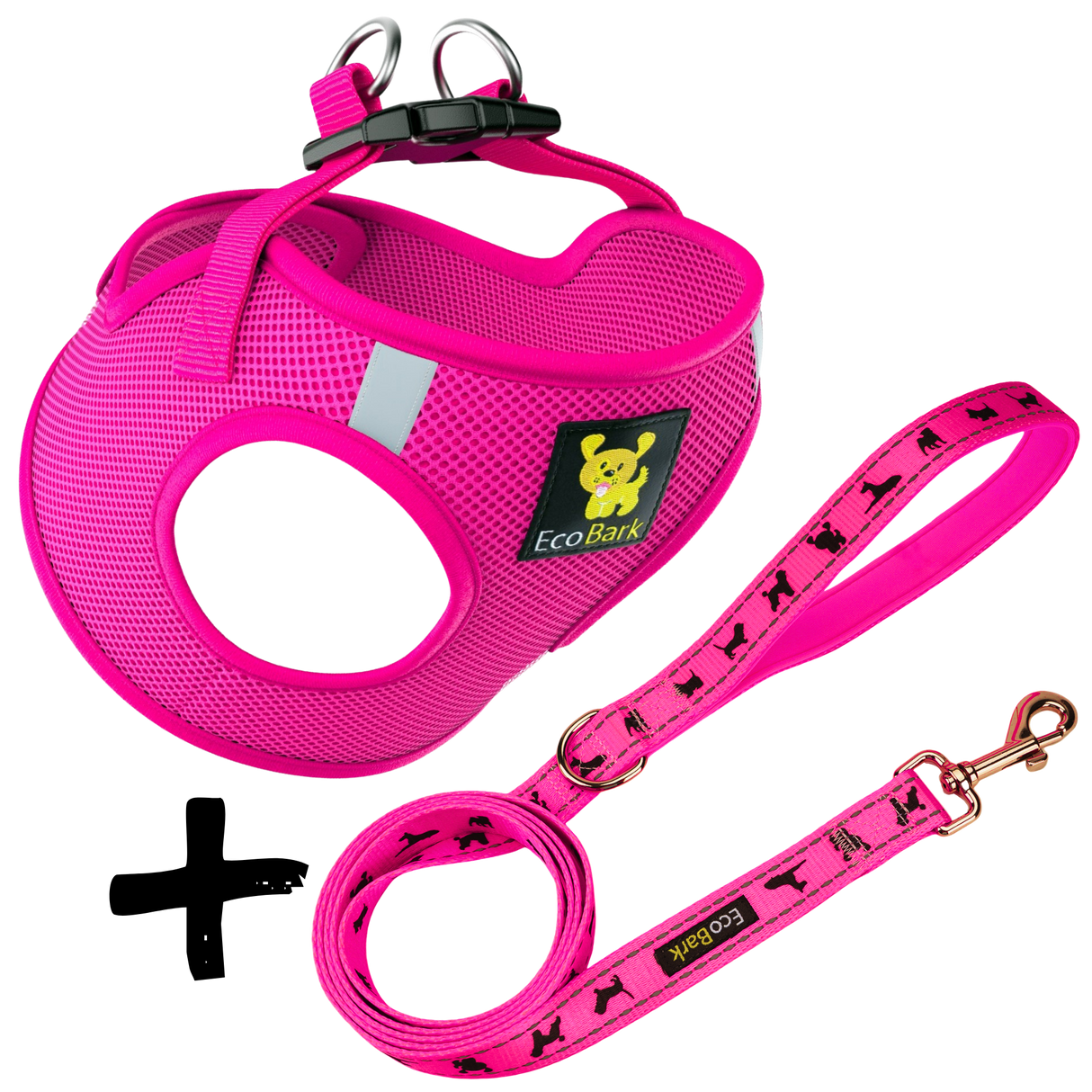 Step In Dog Harness & Leash Set - For Teacup & Small Dogs
