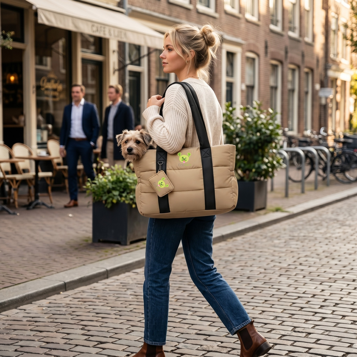 The EcoBark Dog Carrier Purse- The Ultimate Tote for Small Dogs