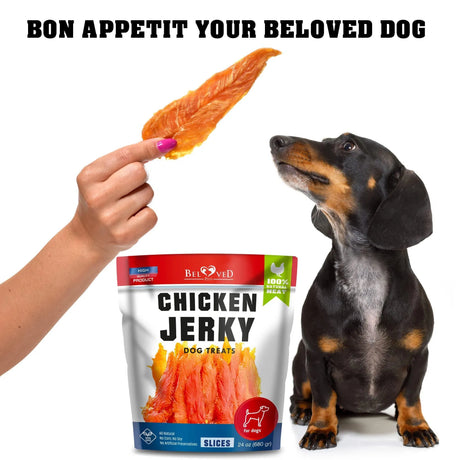 Chicken Jerky Dog Treats 1.5 Lb Human Grade Pet Snacks Grain Free Organic Meat All Natural High Protein Dried Strips Best Chews For Training Small & Large Dogs EcoBark Pet Supplies