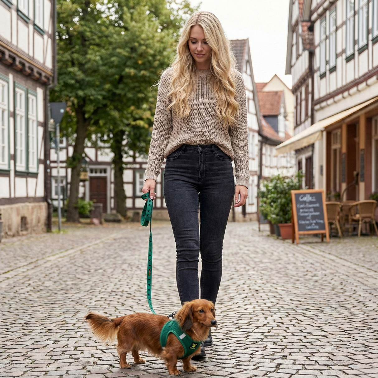 Step In Dog Harness & Leash Set - For Teacup & Small Dogs