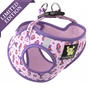 Mermaid Dog Harness - Teacup & Small Breeds- Step-In Reflective Soft Harness for Teacup, Small Dogs and Puppies / Mermaid Tail