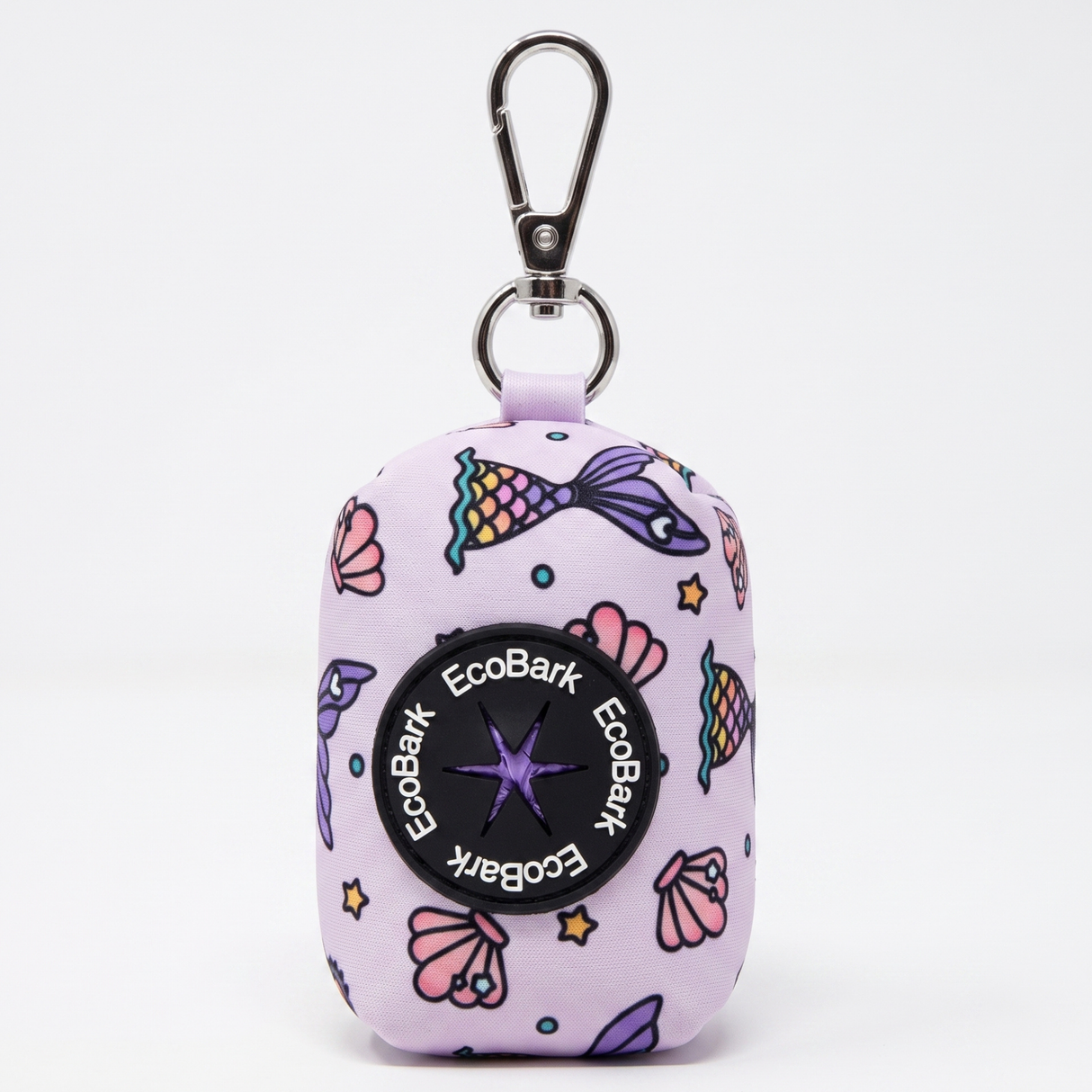 EcoBark Dog Poop Bag Dispensers | Cute Clip-On Waste Bag Holders/ Mermaid Tail