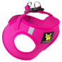 EcoBark Step In Dog Harness - XXXS to Small Breeds- Reflective Soft Mesh Harness for Teacup, Small Dogs and Puppies / Hot Pink
