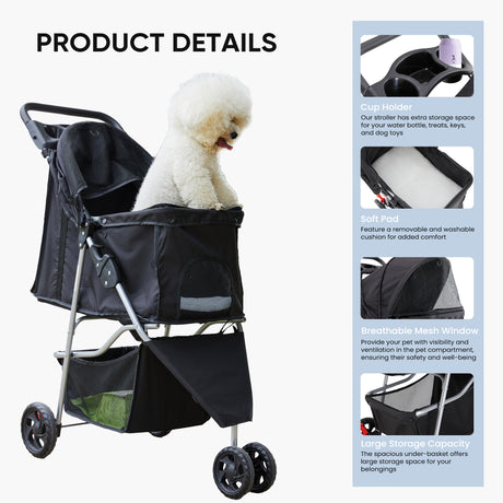 Dog Stroller for Teacup & Small Dogs EcoBark Pet Supplies