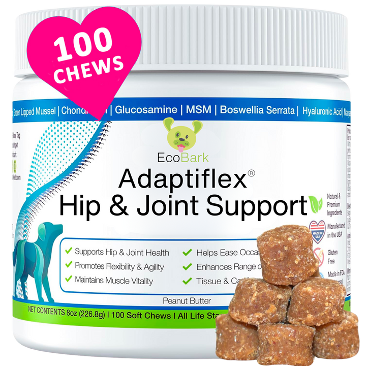 EcoBark Adaptiflex™  Hip and Joint Supplement for Dogs with Glucosamine, Chondroitin, and MSM