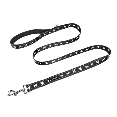 Black Dog Leash by EcoBark - Comfort Grip Padded Leash - 5ft for Small and Medium Dogs EcoBark Pet Supplies