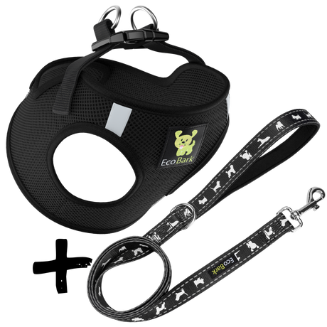 Step In Dog Harness & Leash Set - For Teacup & Small Dogs