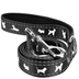Black Dog Leash by EcoBark - Comfort Grip Padded Leash - 5ft for Small and Medium Dogs