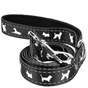 Black Dog Leash by EcoBark - Comfort Grip Padded Leash - 5ft for Small and Medium Dogs
