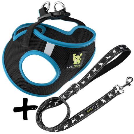 Step In Dog Harness & Leash Set - For Teacup & Small Dogs