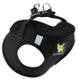 EcoBark Step In Dog Harness - XXXS to Medium Breeds- Reflective Soft Mesh Harness for Teacup, Small Dogs and Puppies / Black
