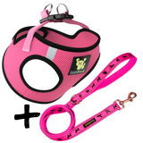 Step In Dog Harness & Leash Set - For Teacup & Small Dogs