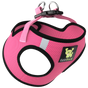 EcoBark Step In Dog Harness - XXXS to Medium Breeds- Reflective Soft Mesh Harness for Teacup, Small Dogs and Puppies / Bubblegum Pink