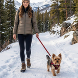 EcoBark Step In Dog Harness - XXXS to Small Breeds- Reflective Soft Mesh Harness for Teacup, Small Dogs and Puppies / Buffalo Plaid