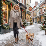 EcoBark Step In Dog Harness - XXXS to Small Breeds- Reflective Soft Mesh Harness for Teacup, Small Dogs and Puppies / Buffalo Plaid