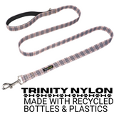 EcoBark Tan Plaid Dog Leash- Padded Comfort Grip Leash - 4ft, 5ft, and 6ft Leash for Small and Medium Dogs