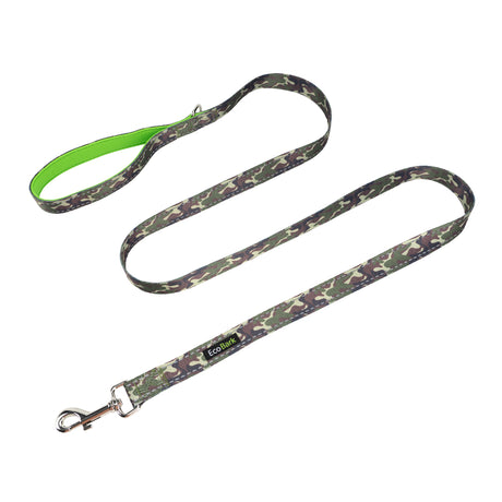 EcoBark Camo Dog Leash- Comfort Grip Padded Leash - 4ft, 5ft, and 6ft for Small and Medium Dogs EcoBark Pet Supplies