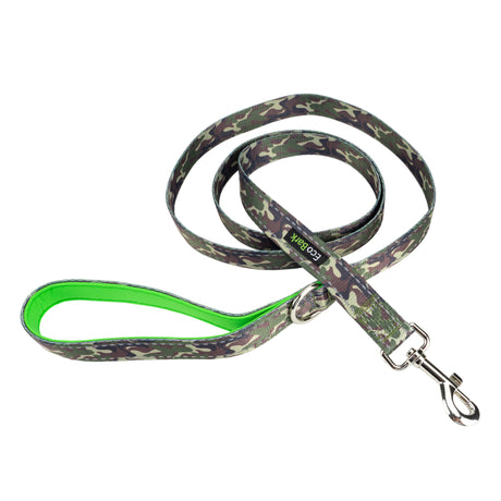 EcoBark Camo Dog Leash- Comfort Grip Padded Leash - 4ft, 5ft, and 6ft for Small and Medium Dogs EcoBark Pet Supplies