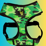 EcoBark Camo Dog Harness - Over-the-Head Dog Vest Halter for Small to Medium Dogs and Puppies