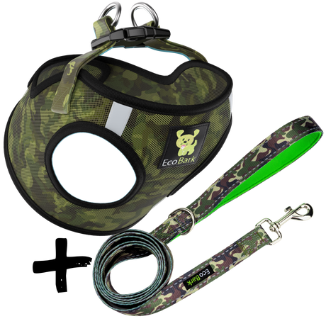 Step In Dog Harness & Leash Set - For Teacup & Small Dogs