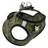 EcoBark Step In Dog Harness - XXXS to Small Breeds- Reflective Soft Mesh Harness for Teacup, Small Dogs and Puppies / Camouflage