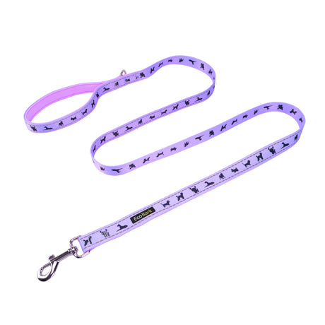 EcoBark Lavender Dog Leash - Comfort Grip Padded Leash - 4ft, 5ft, and 6ft for Small and Medium Dogs EcoBark Pet Supplies
