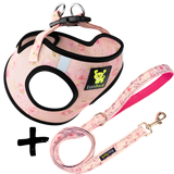 Step In Dog Harness & Leash Set - For Teacup & Small Dogs