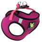 EcoBark Fuchsia Step In Dog Harness - Reflective Soft Mesh Harness for Teacup, Small Dogs and Puppies / Fuchsia Sport