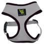 EcoBark Gray Dog Harness - Over-the-Head Dog Soft Mesh Vest Halter for Small to Medium Dogs and Puppies