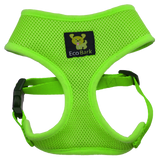 EcoBark Lime Green Dog Harness - Over-the-Head Soft Mesh Dog Vest Halter for Small to Medium Dogs and Puppies