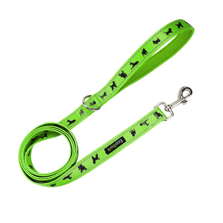 EcoBark Green Dog Leash- Padded Comfort Grip Leash - 4ft, 5ft, and 6ft Dog Leash for Small and Medium Dogs EcoBark Pet Supplies