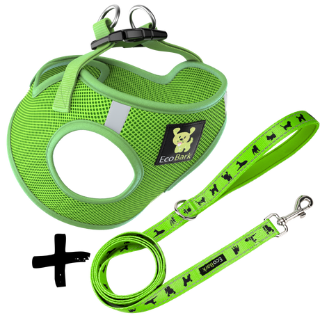 Step In Dog Harness & Leash Set - For Teacup & Small Dogs