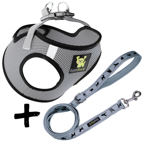 Step In Dog Harness & Leash Set - For Teacup & Small Dogs