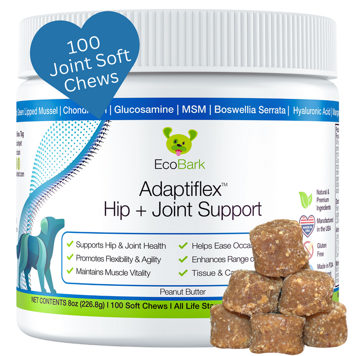 EcoBark Adaptiflex™  Hip and Joint Supplement for Dogs with Glucosamine, Chondroitin, and MSM
