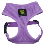 EcoBark Lavender Dog Harness - Over-the-Head Soft Mesh Vest Halter for XS to Medium Breed Dogs