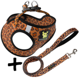 Step In Dog Harness & Leash Set - For Teacup & Small Dogs