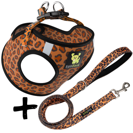 Step In Dog Harness & Leash Set - For Teacup & Small Dogs