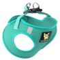 EcoBark Step In Dog Harness - XXXS to Medium Breeds- Reflective Soft Mesh Harness for Teacup, Small Dogs and Puppies / Mint Turquoise
