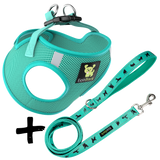 Step In Dog Harness & Leash Set - For Teacup & Small Dogs