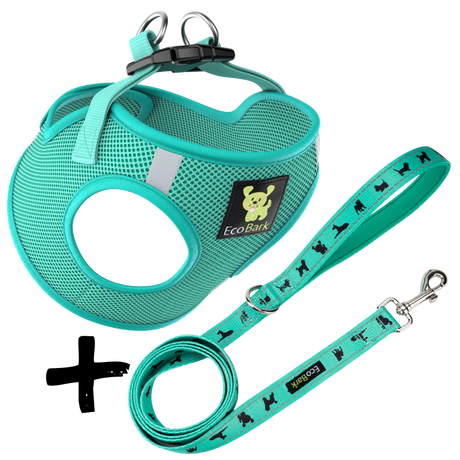 Step In Dog Harness & Leash Set - For Teacup & Small Dogs