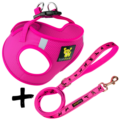 Step In Dog Harness & Leash Set - For Teacup & Small Dogs