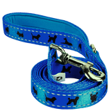 EcoBark Royal Blue Dog Leash- Padded Comfort Grip Leash - 4ft, 5ft, and 6ft Leash for Small and Medium Dogs
