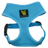 EcoBark Sky Blue Dog Harness - Over-the-Head Soft Mesh Dog Vest Halter for Small to Medium Dogs and Puppies